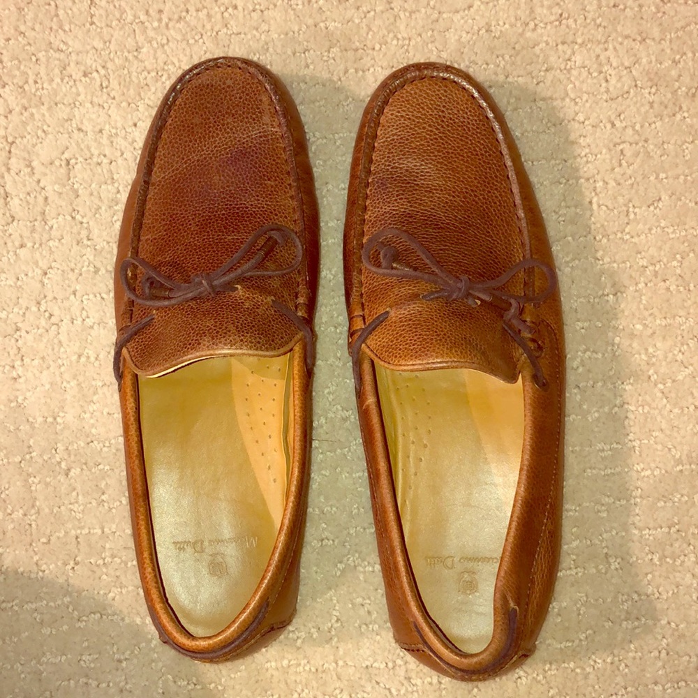 Leather driving shoes